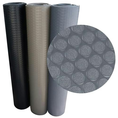 Rubber-Cal 2mm Coin-Grip Flooring and Rolling Mat: $44.24