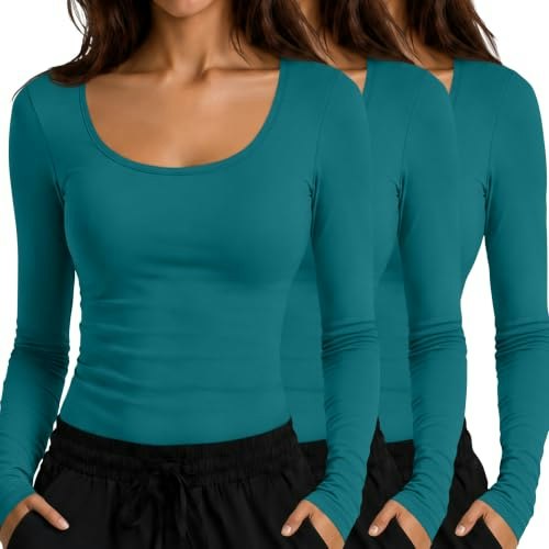 Neer Women's Long Sleeve Underscrub Shirt 3-Pack: $30.57