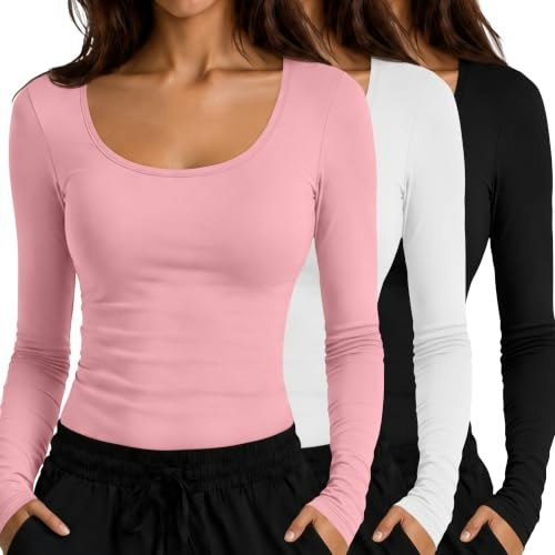 Neer Women's Long Sleeve Underscrub Shirt 3-Pack: $30.58