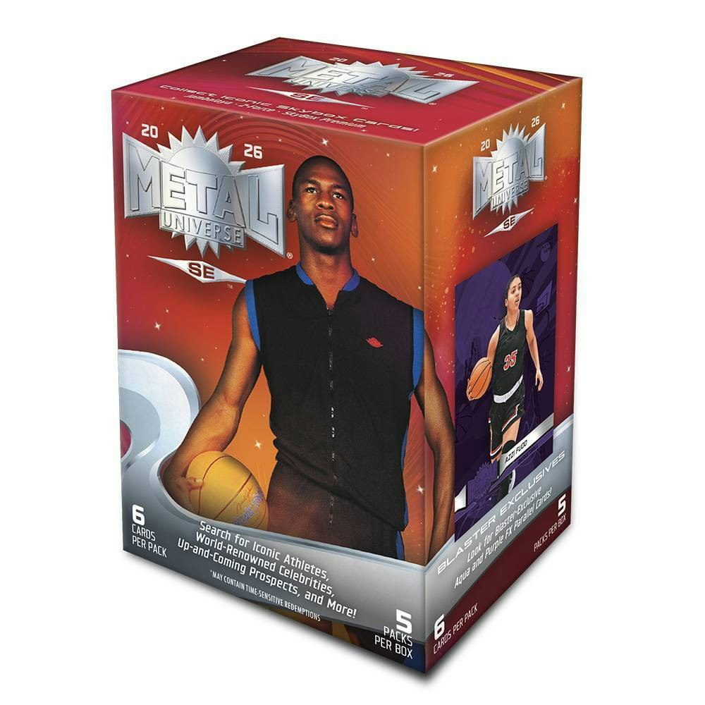 2026 Upper Deck Metal Universe SE Basketball Trading Card Blaster Box: $29.99