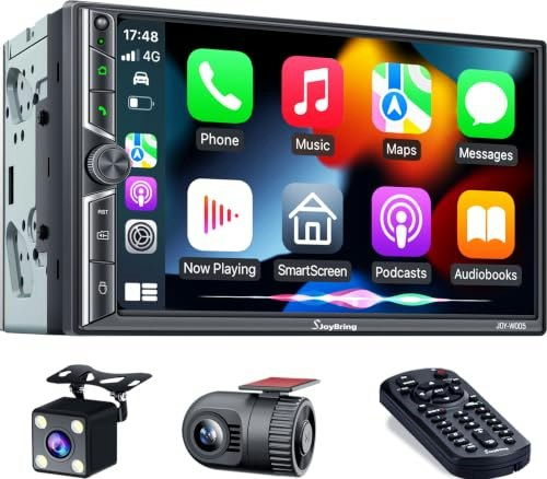7-Inch Double Din Wireless Apple CarPlay and Android Auto Car Stereo: $144.49 7-Inch Double Din Wireless Apple CarPlay and Android Auto Car Stereo: $144.49