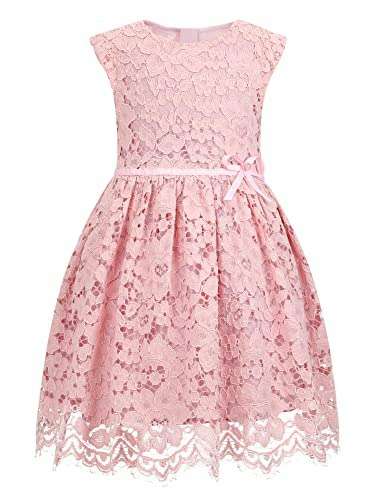 Allovin Girls Sleeveless Lace A-Line Party Dress: $30.59 Allovin Girls Sleeveless Lace A-Line Party Dress: $30.59