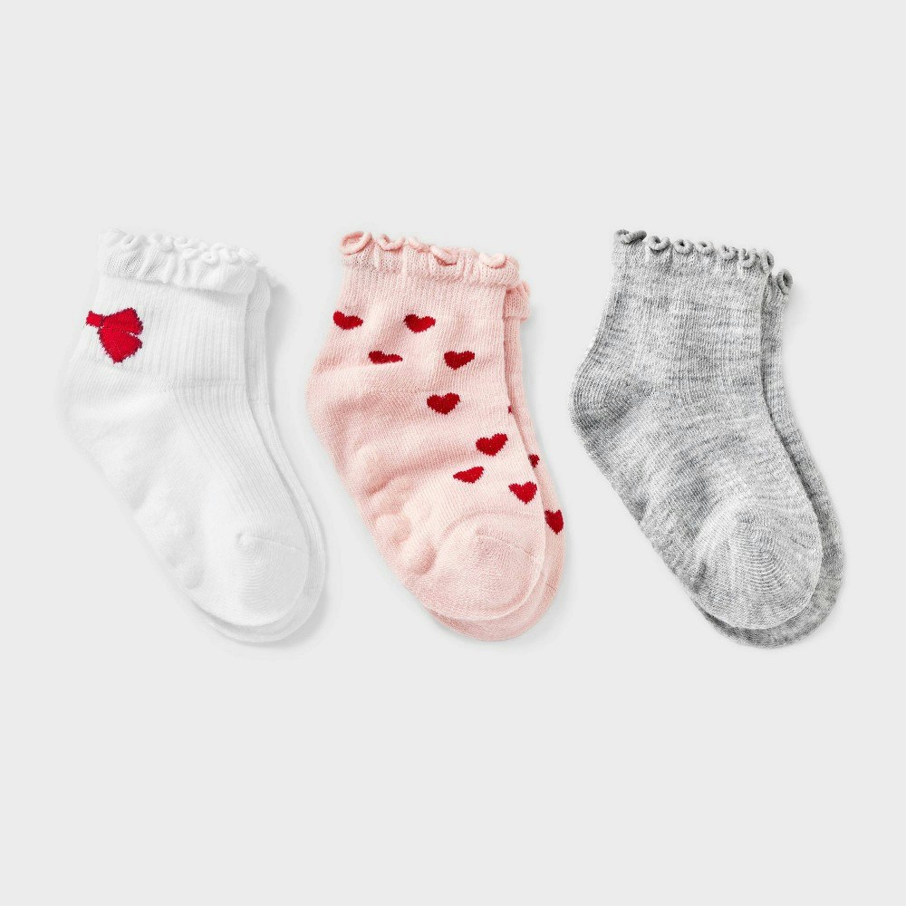 Cat & Jack Baby Girls' Christmas Socks 3-Pack: $9 Cat & Jack Baby Girls' Christmas Socks 3-Pack: $9