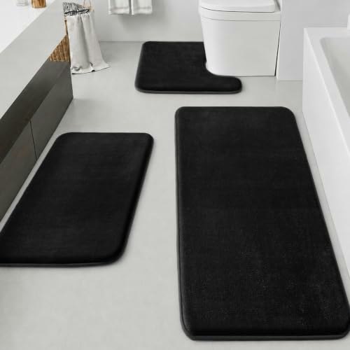 Huxmeyson 3-Piece Bathroom Rug Set: $37.99 Huxmeyson 3-Piece Bathroom Rug Set: $37.99