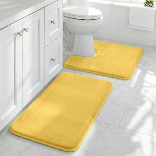 Huxmeyson 2-Piece Bath Rug Set: $22.98 Huxmeyson 2-Piece Bath Rug Set: $22.98