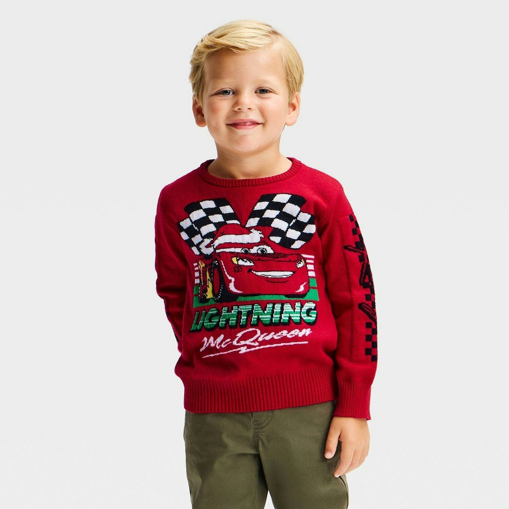 Baby Boys' Lightning McQueen Christmas Sweater 18M: $20 Baby Boys' Lightning McQueen Christmas Sweater 18M: $20
