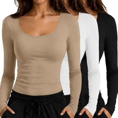 Neer Women's Long Sleeve Underscrub Shirt 3-Pack: $30.58 Neer Women's Long Sleeve Underscrub Shirt 3-Pack: $30.58