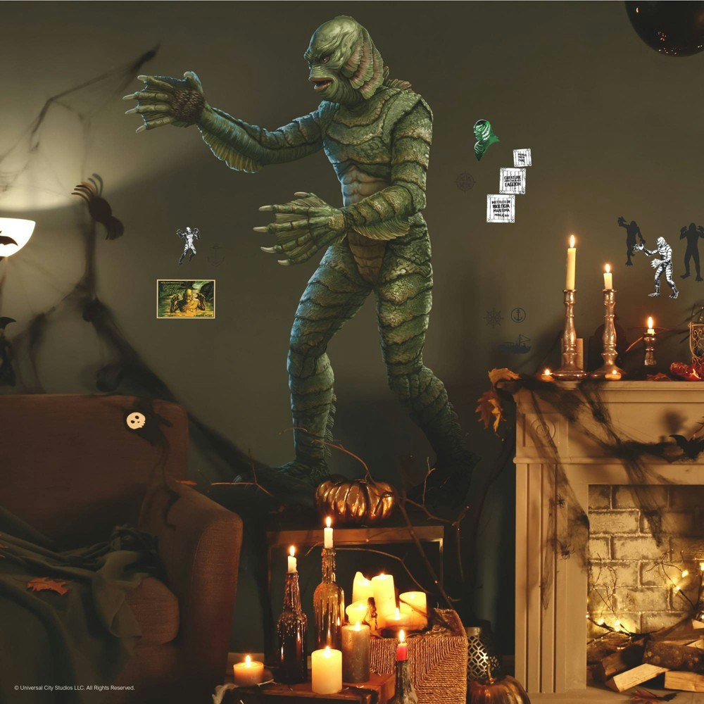 RoomMates Creature From the Black Lagoon Peel & Stick Wall Decals: $23.99 RoomMates Creature From the Black Lagoon Peel & Stick Wall Decals: $23.99