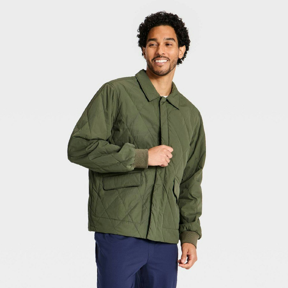 All In Motion Men's Quilted Work Jacket: $50 All In Motion Men's Quilted Work Jacket: $50