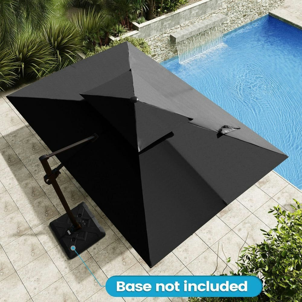 12-Foot x 9-Foot Double Top Cantilever Patio Umbrella: $231