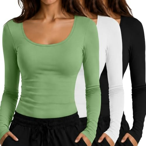 Neer Women's Long Sleeve Underscrub Shirts 3-Pack: $30.58 Neer Women's Long Sleeve Underscrub Shirts 3-Pack: $30.58