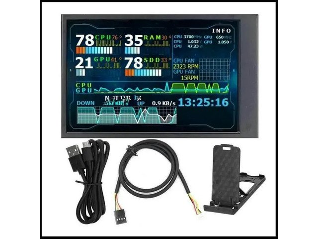 3.5-Inch IPS USB Computer Case Monitor: $25.50