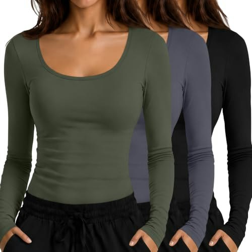 Neer Women's Long Sleeve Underscrub Shirt 3-Pack: $30.58