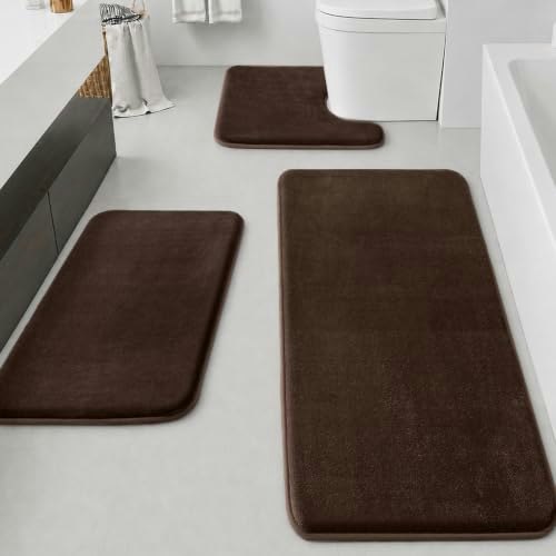 Huxmeyson 3-Piece Bathroom Rug Set: $36.54 Huxmeyson 3-Piece Bathroom Rug Set: $36.54