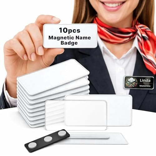 CiLoN Magnetic Name Badge Holder 10-Pack: $33.96
