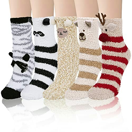 Loritta Women's Fuzzy Christmas Socks: $8.47 Loritta Women's Fuzzy Christmas Socks: $8.47