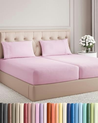 Split King 5-Piece Sheet Set: $42.49