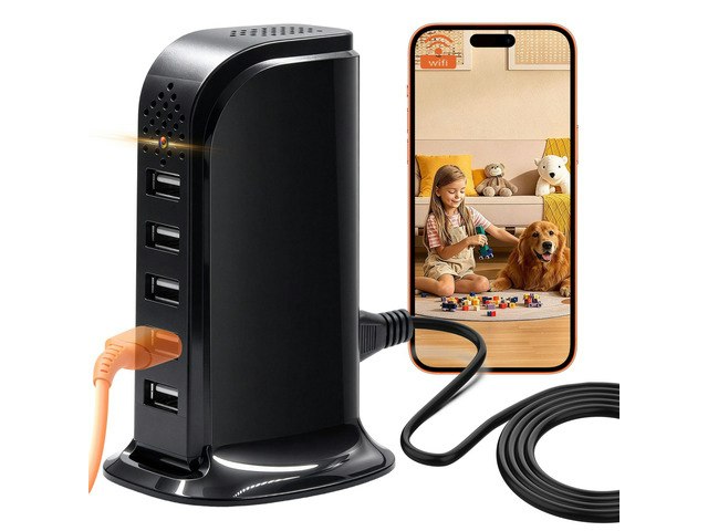 1080P USB Charger Hidden Security Camera: $156.23 1080P USB Charger Hidden Security Camera: $156.23