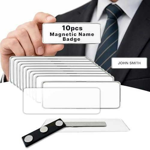 CiLoN Magnetic Name Badge Holder 10-Pack: $33.96