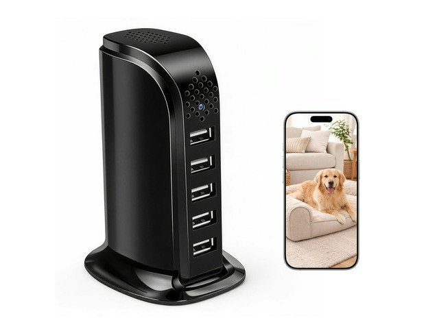 1080p WiFi Hidden USB Charger Camera: $116.12