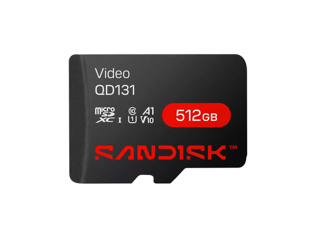 SanDisk Video 512GB microSD Card: $349.99