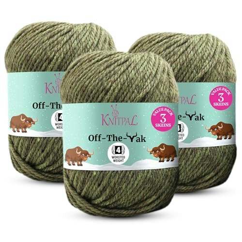 Off-The-Yak Worsted Weight Wool Yarn 3-Pack: $19.33 Off-The-Yak Worsted Weight Wool Yarn 3-Pack: $19.33