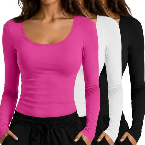 Neer Women's Long Sleeve Underscrub Shirt 3-Pack: $30.58