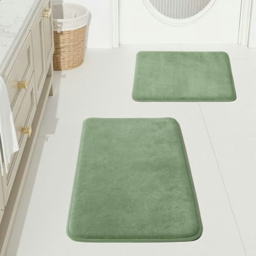 Huxmeyson 2-Piece Bathroom Rug Set: $25.99