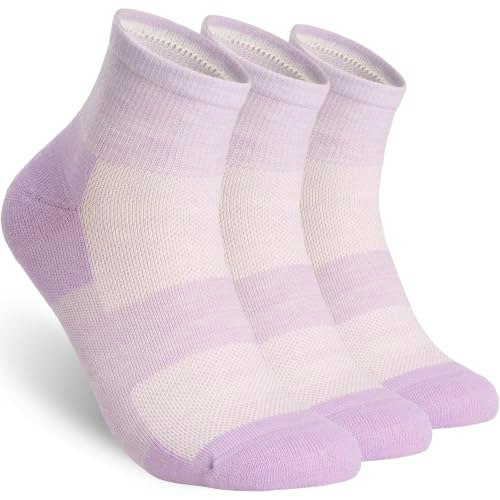 Rtzat Merino Wool Ankle Socks 3-Pair Pack: $14.99