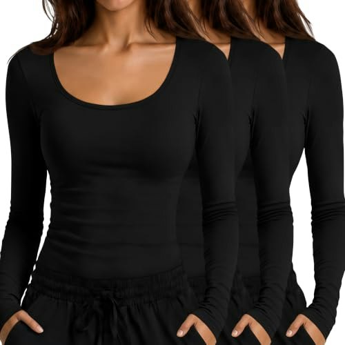 Neer Women's Long Sleeve Underscrub Shirt 3-Pack: $30.58 Neer Women's Long Sleeve Underscrub Shirt 3-Pack: $30.58