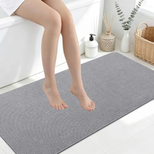 Smiry 47" x 24" Ultra Thin Bath Mat: $38.98 Smiry 47" x 24" Ultra Thin Bath Mat: $38.98