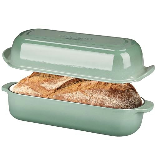 Edging Casting 5-Quart Enameled Cast Iron Loaf Pan with Lid: $49.99 Edging Casting 5-Quart Enameled Cast Iron Loaf Pan with Lid: $49.99