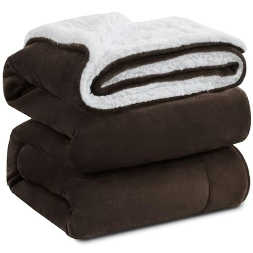 Kawahome Queen Size Sherpa Fleece Blanket: $39.94