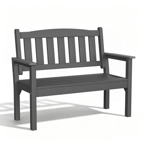 Psilvam 2-Person Poly Lumber Outdoor Garden Bench: $195.49