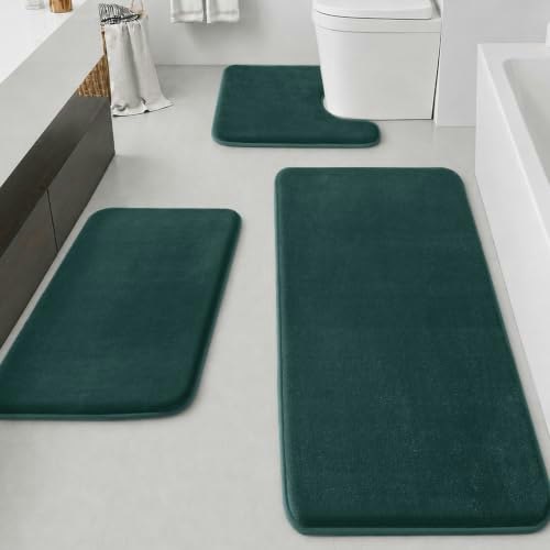 Huxmeyson 3-Piece Bathroom Rug Set: $32.99 Huxmeyson 3-Piece Bathroom Rug Set: $32.99