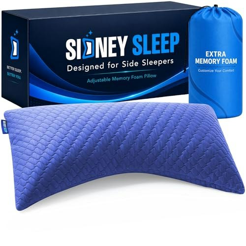 Sidney Sleep King Size Adjustable Shredded Memory Foam Pillow: $48.95 Sidney Sleep King Size Adjustable Shredded Memory Foam Pillow: $48.95