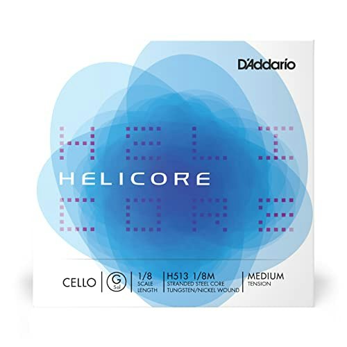 D'Addario Helicore 1/8 Scale Medium Tension G Cello String: $43.85 D'Addario Helicore 1/8 Scale Medium Tension G Cello String: $43.85