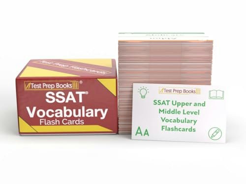 SSAT Vocabulary Study Cards 2026-2027: $43.69