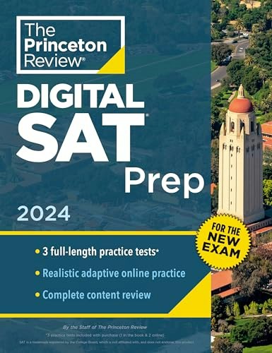 Princeton Review Digital SAT Prep 2024: $17.50 Princeton Review Digital SAT Prep 2024: $17.50