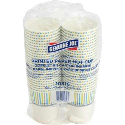 Genuine Joe 8-oz. Paper Hot Beverage Cup 50-Pack: $11.24 Genuine Joe 8-oz. Paper Hot Beverage Cup 50-Pack: $11.24