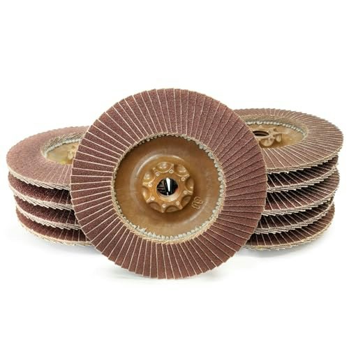 CS Unitec 4-1/2" 120 Grit Aluminum Flap Disc: $34.75
