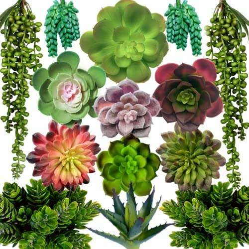 Decorous Artificial Succulent Plants 14-Pack: $23.99 Decorous Artificial Succulent Plants 14-Pack: $23.99