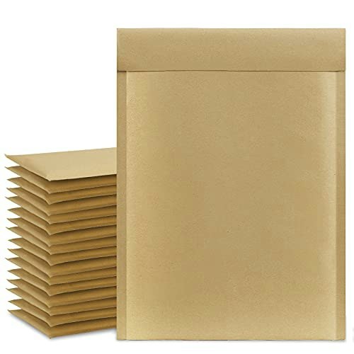 UCGOU 6" x 10" Kraft Bubble Mailers 25-Pack: $13.48