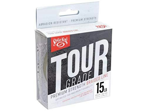 Strike King Tour Grade 15lb Braided Fishing Line 150-Yard Spool: $5.39 Strike King Tour Grade 15lb Braided Fishing Line 150-Yard Spool: $5.39