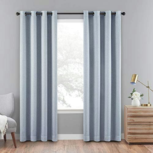 Eclipse Cara 50" x 63" Grommet Top Curtain Panel: $10.52