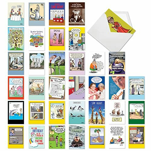 NobleWorks Funny Birthday Cards 36-Pack: $38.46 NobleWorks Funny Birthday Cards 36-Pack: $38.46