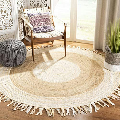Safavieh Cape Cod Collection 5-Foot Round Area Rug: $71.74