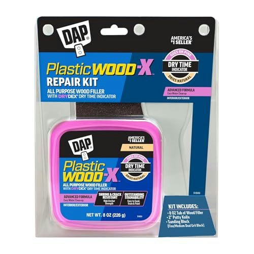 DAP Plastic Wood-X 8-oz. DryDex Wood Filler Kit: $13.78