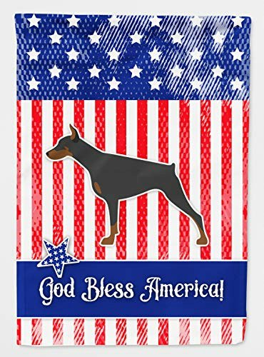 Caroline's Treasures Doberman Pinscher Patriotic House Flag: $27.35 Caroline's Treasures Doberman Pinscher Patriotic House Flag: $27.35