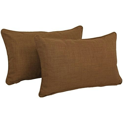 Blazing Needles 20" x 12" Outdoor Back Support Pillows 2-Pack: $37.25